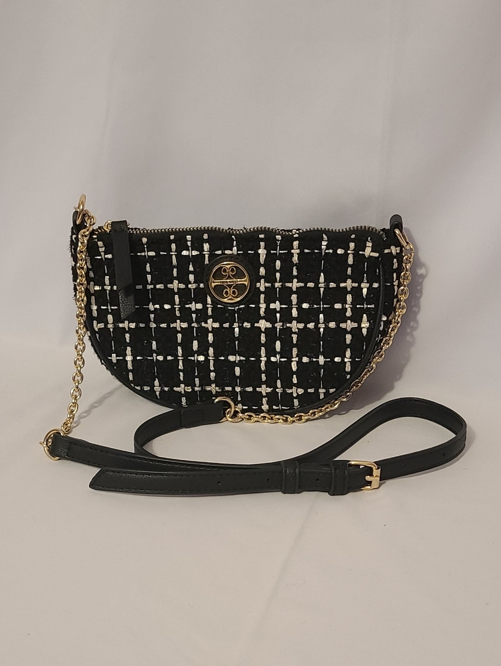 Nine West Plaid Crossbody Purse